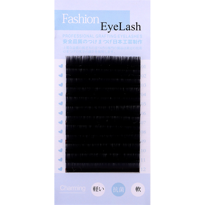 韩国进口蚕丝蛋白假睫毛弹性哑光