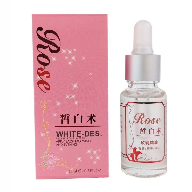花之萃玫瑰菁华液精油嫩白补水正品面部嫩肤养颜去黄斑提亮精华