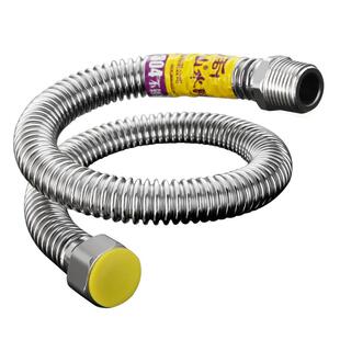 304内外丝不锈钢波纹管4分水龙头进水管延长加长管内外牙金属软管
