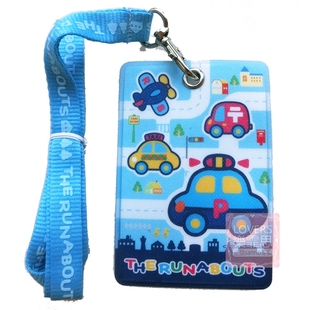 正版三丽鸥库洛米kitty卡通门卡工作证学生卡伸缩带挂脖证件卡套