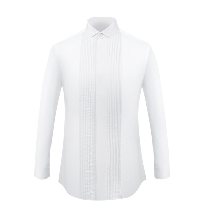 四季通用男士礼服衬衫演出宴会