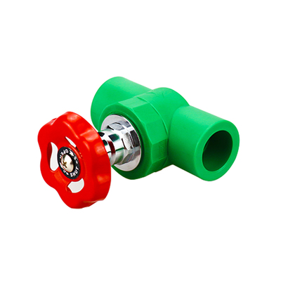 冠益管道绿色加厚ppr水管截止阀球阀4分dn2025配件全铜