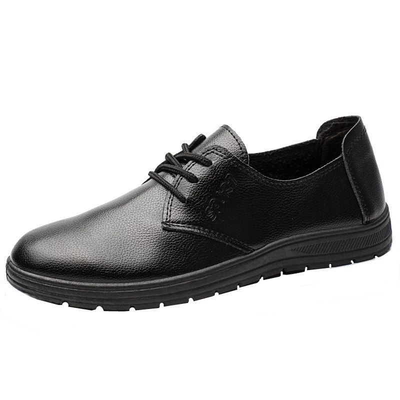 厨师鞋男防滑防水防油厨房鞋单鞋透气鞋肯德基工作鞋春夏季皮鞋男