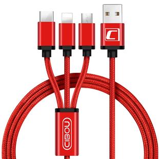 数据线三合一定制logo手机充电线一拖三快充适用于苹果type-c 安卓充电器小礼品商务展会图案定做印制批发