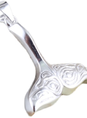 鱼尾学生森系银吊坠电视剧同款