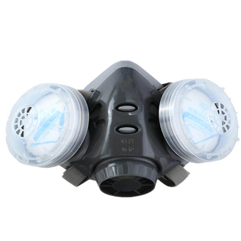 防毒面具化工工业防工尘防尘面罩喷漆有毒气体放毒全面脸喷漆电焊