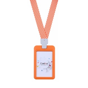 卡仕达经典员工挂牌配卡夹扣挂绳定制工作牌胸牌胸卡套识别卡门禁卡套业务员工作证嘉宾参观证活动会议证吊绳