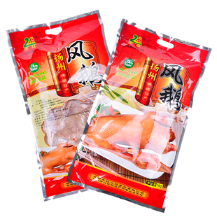 红菱牌扬州高邮特产菱塘风鹅卤味小吃开袋即食熟肉1kg彩袋装