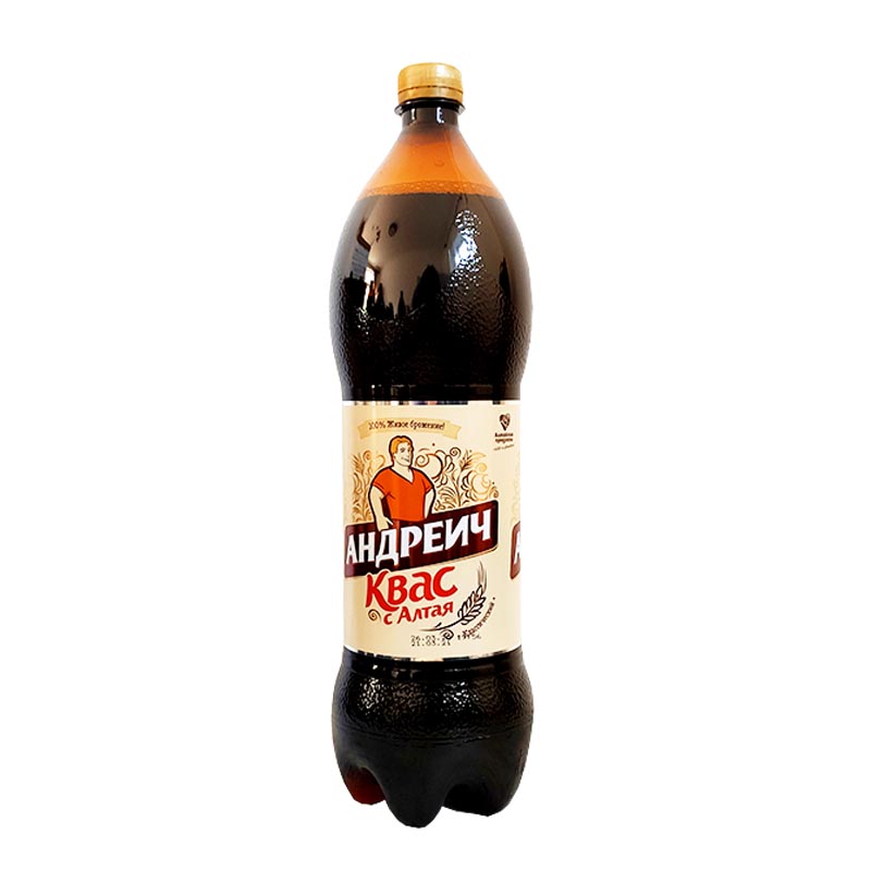1.5L*3桶俄罗斯进口安德烈原味格瓦斯饮料面包发酵网红饮品新货