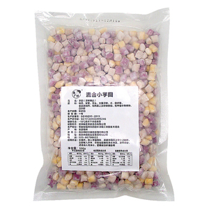 权焠帮冷冻小芋圆三色混合装三味彩色丸子奶茶店专用商用配料小料