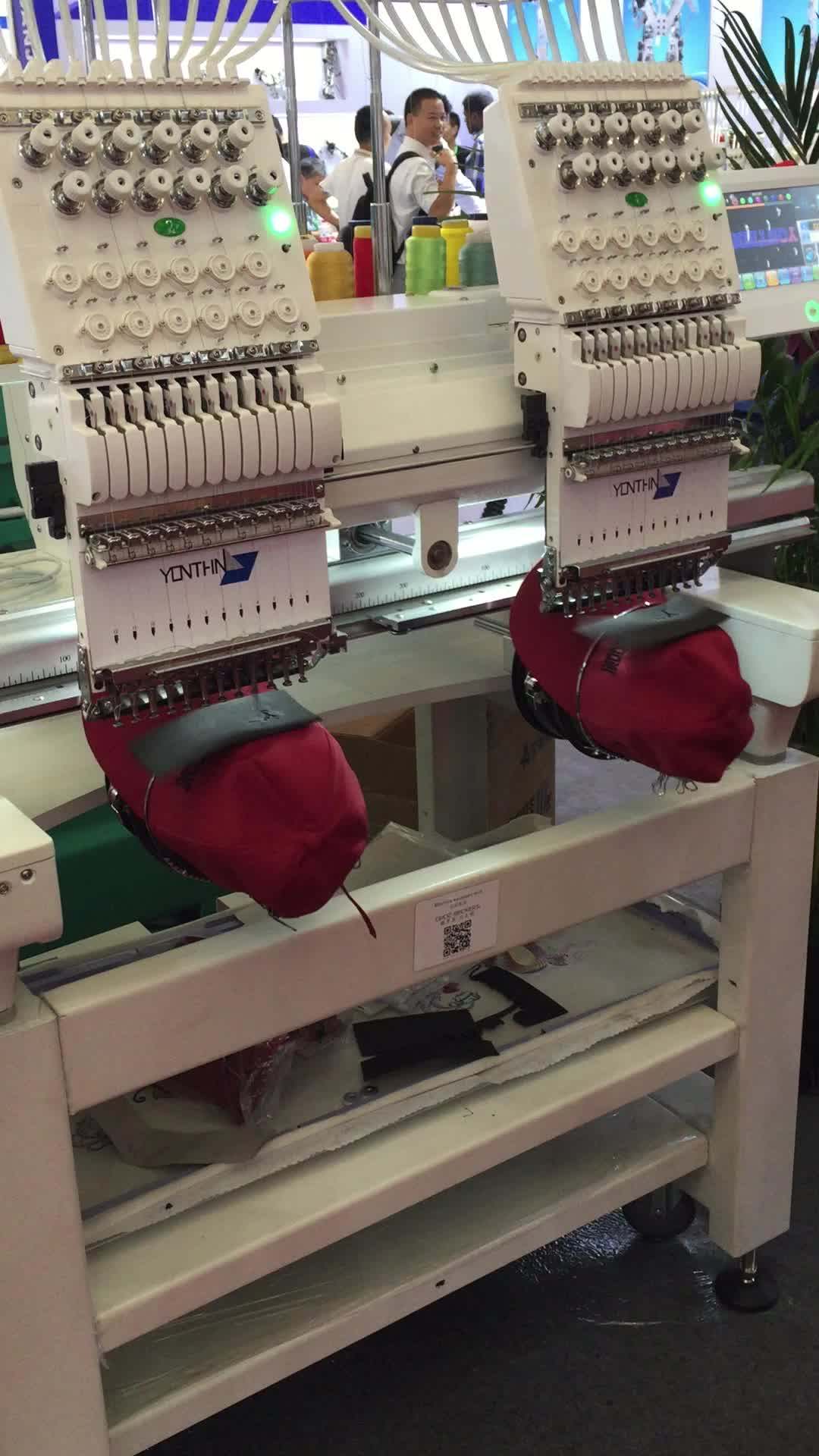 Yonthin Brand Flat Chain Stitch Cap Computer Embroidery Machine Price