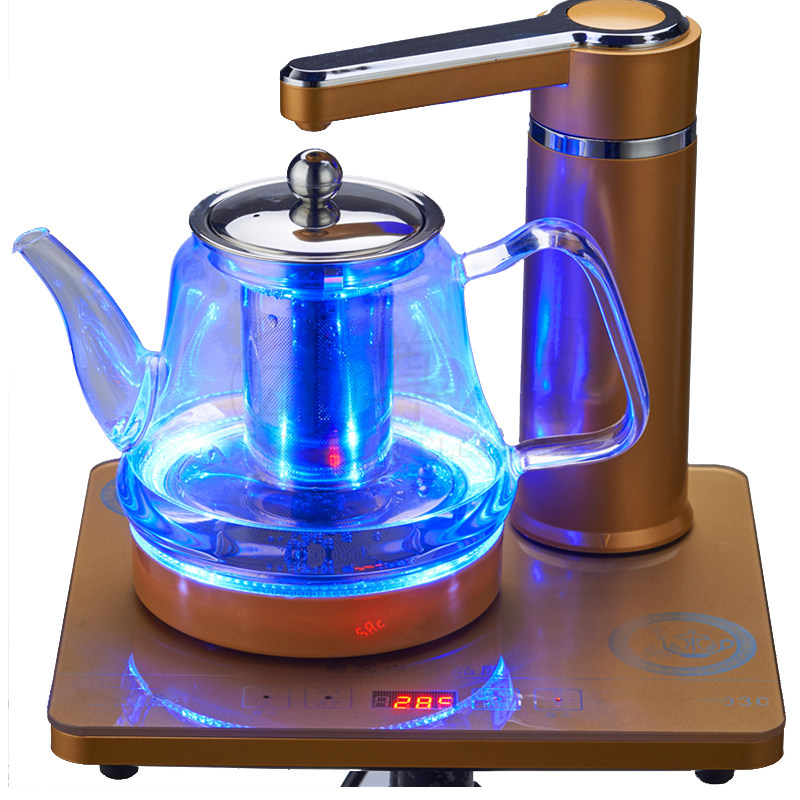 茶朋友小茶炉喷淋式煮茶器全自动玻璃烧水壶熬茶煲茶药器自吸抽水