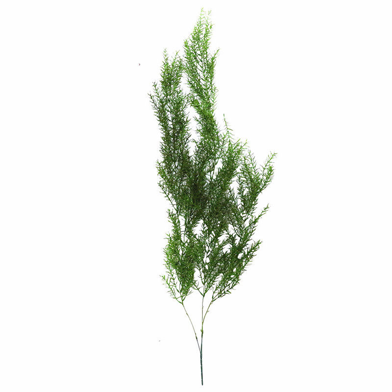 软胶绿色吊顶布景壁挂植物叶子
