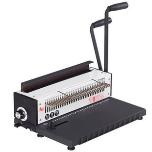 TD-1500B34铁圈装订机全抽刀34孔台历挂历打孔机双线圈装订机包邮