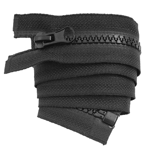 衣服拉链5号树脂开尾门襟拉锁棉衣外套儿童羽绒服加长拉链条专用