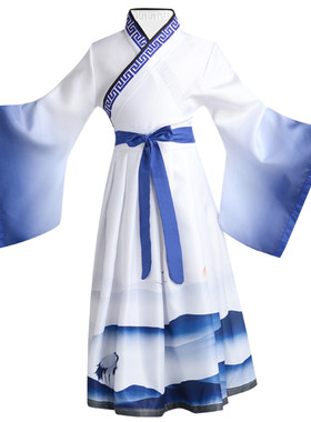 古装女童三字经弟子规襦裙国学服