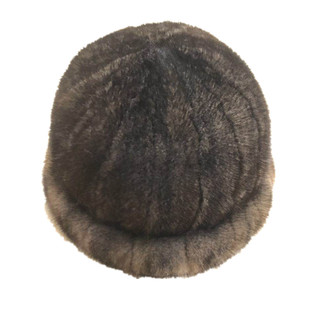 水貂帽子 女 水貂女款 礼帽进口貂毛帽子女新款奶奶貂帽 妈妈貂