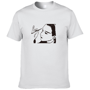 霸王别姬T恤短袖不疯魔不成活蝶衣张国荣短袖哥哥纪念品戛纳作品