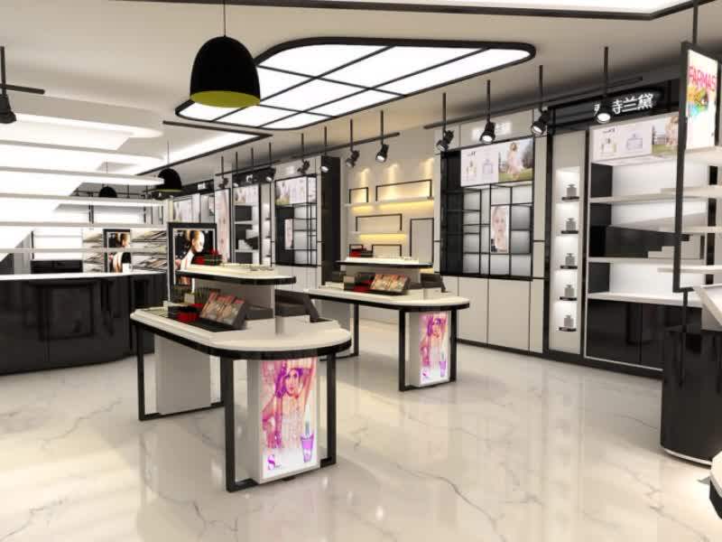 Wooden Floor Professional Mac Makeup Stand Cosmetics Display Unit Buy Cosmetics Display Unit