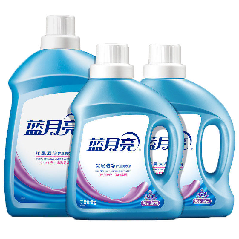 蓝月亮3kg瓶装深层洁净洗衣液
