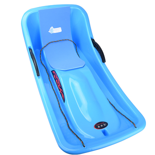 滑力宝成人滑雪板带靠背双人滑沙板儿童滑草板加厚耐磨小孩滑坡板