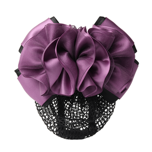 头花女职业发网兜护士银行空姐酒店服务员工作上班空乘盘发头饰品