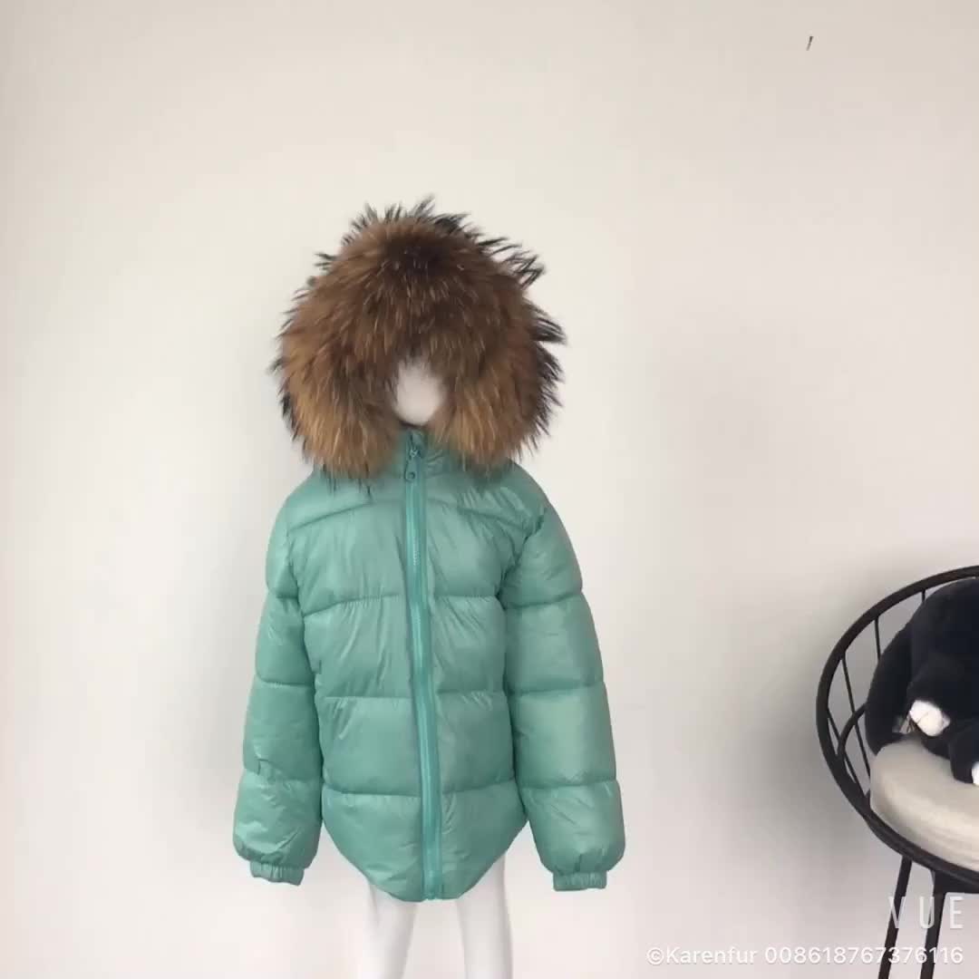 puffer coats with real fur trim