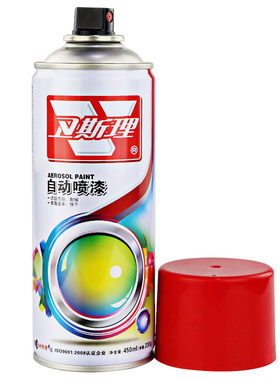 自动喷漆手摇汽车金属防锈轮毂家具木器墙面室内黑白色涂鸦油漆罐