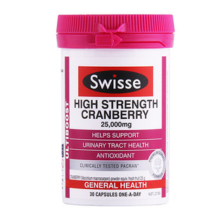 澳洲进口Swisse蔓越莓胶囊高浓缩度泌尿系统卵巢保养30粒曼月梅