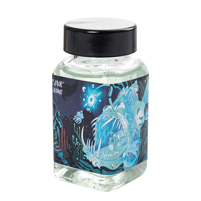 插画师限定-隐形墨水荧光墨水彩色墨水蘸水笔透明钢笔创意彩墨 秘密手账 写情书信纸用学生染卡绘画包邮