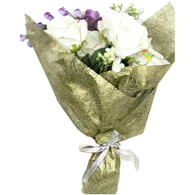 韩式云丝纸花束色麻丝蚕丝棉纸礼品鲜花包装材料花店节日用品