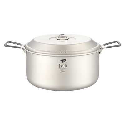 keith铠斯大容量25l耐用户外钛锅