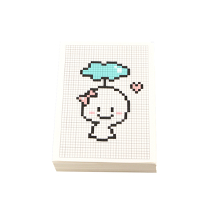 维克多利网格本像素画康奈尔笔记本子方格点阵女手绘小格格子画画纸大学生a4思维导图本子学生考研草稿本横线