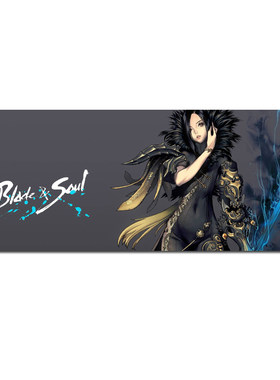 剑灵BladeSoul秦义绝幽兰火炮兰游戏周边定制笔记本桌超大鼠标垫