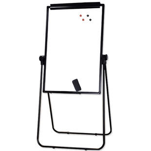 U型升降白板支写字板支架式小黑板家用记事板可翻转夹白板纸折叠儿童涂鸦板教学培训办公双面磁性立式小白板