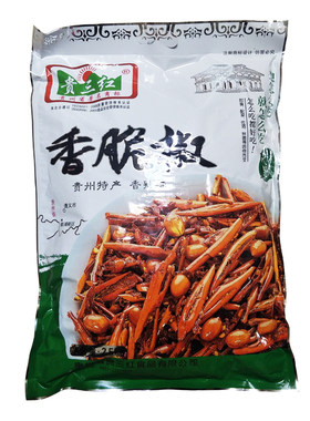 大包贵三红香脆椒香酥椒膨化零食