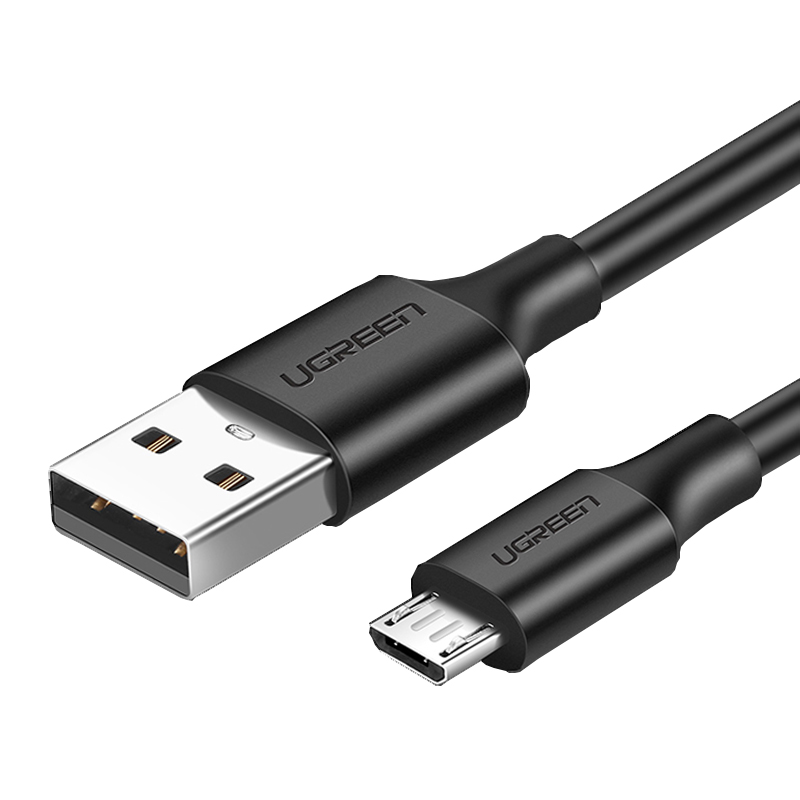 绿联android数据线安卓快充micro usb蓝牙耳机充电宝录音笔充电线短加长适用华为nova3i荣耀vivo小米红