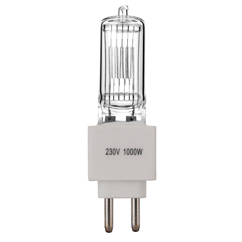 230V1000W 影视回光灯/石英灯/卤素灯/聚光灯投光灯泡G15灯脚2000