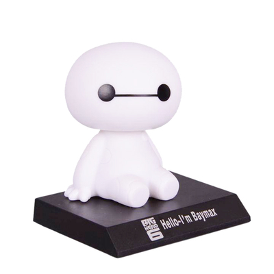 汽车摆件可爱卡通大白车载玩偶新