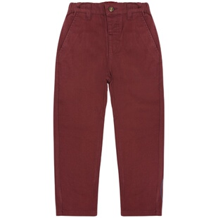 校服裤子男童装春秋冬季宝蓝色杏色幼儿园初中小学生班服园服长裤