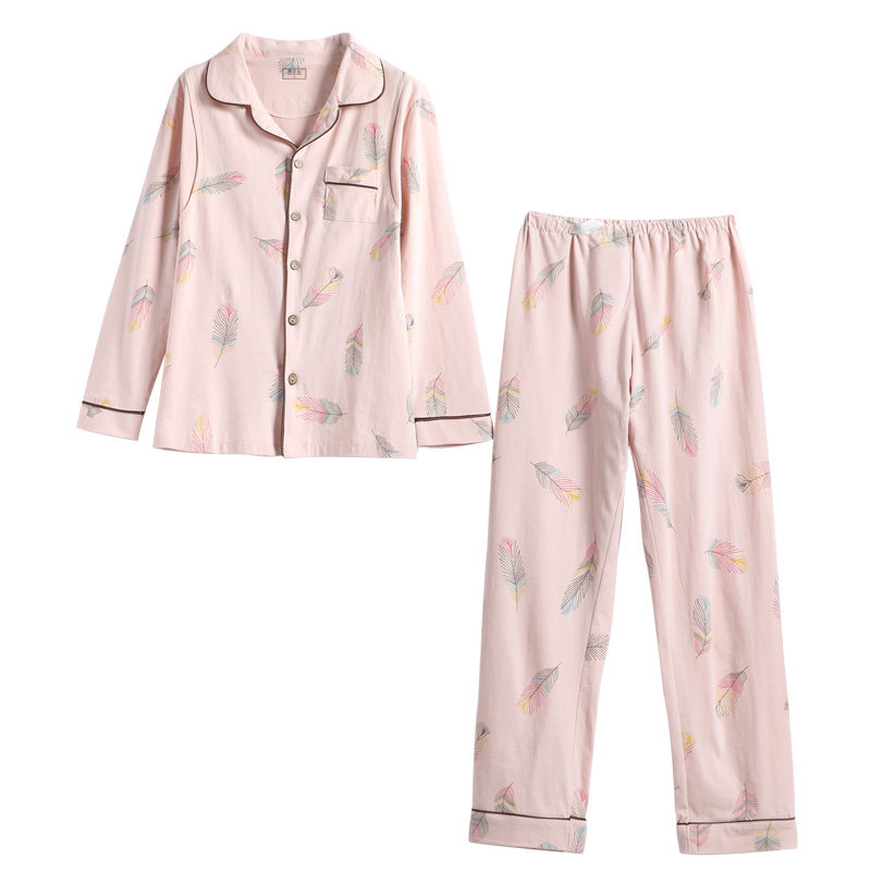 哺乳衣产后纯棉月子服荆豆花春秋