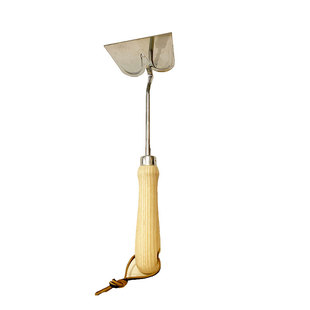 花小白园艺小锄头松土锄地挖坑种植木柄不锈钢家用工具花园工具