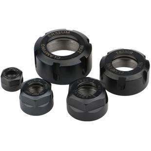 雕刻机电机主轴螺帽ER11ER16ER20ER25ER32夹具刀具夹头雕刻机螺母