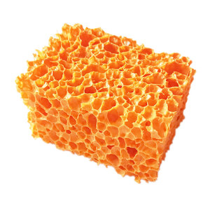 特效化妆伤效海绵进口橘色大孔眼擦伤淤青纹理肤蜡制作戳胡茬海绵