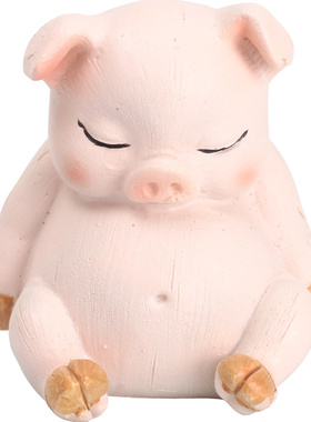 zakka萌萌哒瞌睡宝宝小动物摆件办公室桌面个性创意diy装饰品送礼