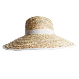 复古法式赫本风大帽檐网红草帽女夏沙滩海边度假防晒遮阳大沿帽子