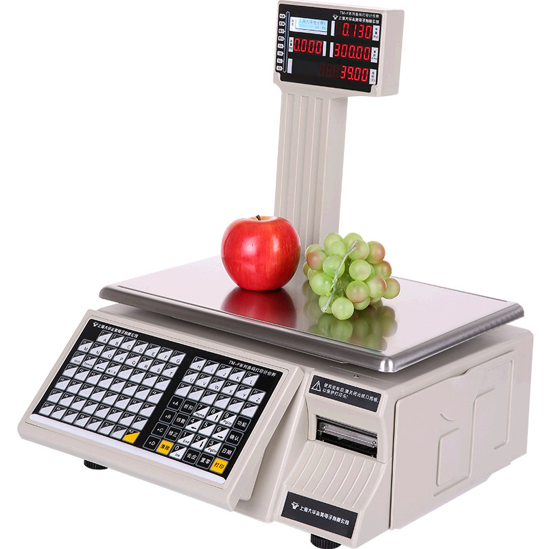 大华电子称条码秤标签秤TM-F超市水果蔬菜零食收银秤新款计价商用