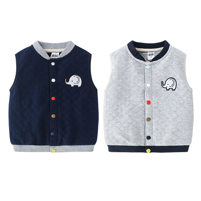 男童马甲春秋冬装外穿夹棉保暖