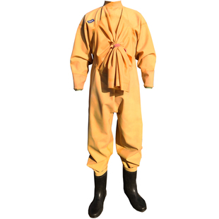 包邮 野成 全身下水裤钓鱼服连体挖藕打渔防水服潜水衣皮衩 橡胶