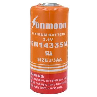 日月ER14335M锂电池3.6V烟感器检测仪PLC工控记忆设备温控温度计